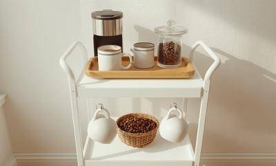 Apartment Coffee Corner Ideas (Renter-Friendly, No Drilling)